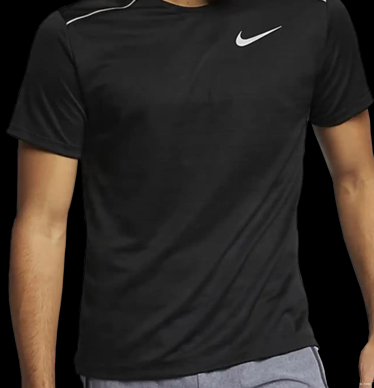 Miler Nike Dri-Fit Black 1.0 Shirt T 0610